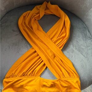 Bold Yellow Women's Crop Top